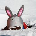 COOLCASC Překrytí helmy Bunny šedé 003 4