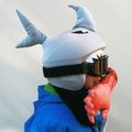 Návlek na přilbu COOLCASC Shark modrý 17 8