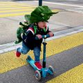 Návlek na helmu COOLCASC Triceratops 9