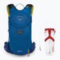 Pánský cyklistický batoh Osprey Siskin 12 l  s 2,5 l hydrovakem postal blue