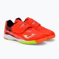 Dětské kopačky Joma Super Copa IN coral/green fluor 4