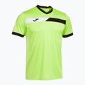 Pánské fotbalové tričko  Joma Court lime/black 5