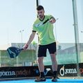 Pánské fotbalové tričko  Joma Court lime/black 9