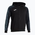 Pánská běžecká mikina Joma Elite XI Hoodie black/anthracite 2