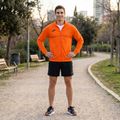 Pánská běžecká mikina Joma Record III Full Zip orange 6