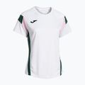 Dámské tenisové tričko Joma Montreal white/green 2