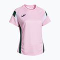 Dámské tenisové tričko Joma Montreal pink/green 2