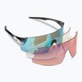 Cyklistické brýle Tifosi Rail Xc Clarion crystal smoke/clarion blue/ac red/clear