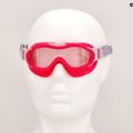 Speedo Sea Squad dětská plavecká maska Jr electric pink/miami lilac/blossom/clear 8