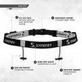 Pás na startovní číslo Synergy Race Belt black 2