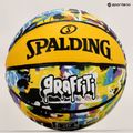 Basketbalový míč Spalding Graffiti 7 zeleno-žlutá 2000049338 6