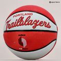 Wilson NBA Team Retro Mini Portland Trail Blazers Basketball Red WTB3200XBPOR 5