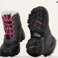 Dětské sněhule Columbia Rope Tow III WP Girl dark grey/haute pink 19
