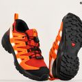 Salomon Xa Pro V8 CSWP red/black/opeppe dětská treková obuv 18