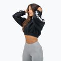 Dámská mikina  NEBBIA Crop Hoodie Iconic black