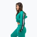 Dámská mikina  NEBBIA Crop Hoodie Iconic green 4