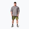 Pánské sportovní  tričko NEBBIA Washed-Off Heavyweight No Shortcuts light grey 2