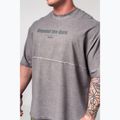 Pánské sportovní  tričko NEBBIA Washed-Off Heavyweight No Shortcuts light grey 4
