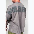 Pánské sportovní  tričko NEBBIA Washed-Off Heavyweight No Shortcuts light grey 5