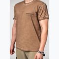 Pánské sportovní  tričko NEBBIA Washed-Off Max Out light brown 4