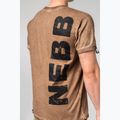 Pánské sportovní  tričko NEBBIA Washed-Off Max Out light brown 5