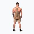 Pánské sportovní  tílko NEBBIA Washed-Off Stringer Max Out light brown 3