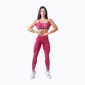 Dámské tréninkové legíny NEBBIA Washed High Waisted Legacy red 2
