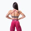 Dámské tréninkové legíny NEBBIA Washed High Waisted Legacy red 4