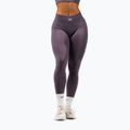 Dámské tréninkové legíny NEBBIA Flow Seamless Maximum Push-Up dark grey