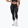 Dámské tréninkové legíny NEBBIA Flow Seamless Push Up Black