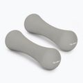 Činky GymBeam Neoprene Dumbbells 2 x 1 kg light grey