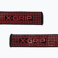 Zvedací popruhy GymBeam X-Grip black/red 2