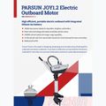 Elektrický motor Parsun Joy 1.2 S with battery white 2