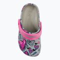 Coqui Little Frog mid.grey/fuchsia love/amulet dětské sandály 7
