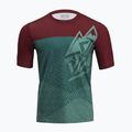 Pánský cyklistický dres SILVINI Denno bordó-zelená 3121-MD1803/92432