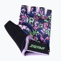 Dětské cyklistické rukavice SILVINI Locri blush/green 2