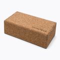 Blok na jógu JadeYoga Cork Block Small světle hnědý CYBS