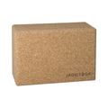 Blok na jógu JadeYoga Cork Block Small světle hnědý CYBS 9