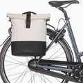 Cyklistická taška Basil Cove Shopper MIK Hooks 16 l off white/black 6