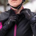 Dámské cyklistické rukavice Rogelli Laval Mid Season LW Windproof black 7