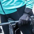 Dámské cyklistické rukavice Rogelli Laval Mid Season LW Windproof black 10