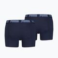 Pánské boxerky PUMA Basic 2 páry navy 2