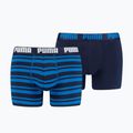 Pánské boxerky PUMA Heritage Stripe 2ks blue