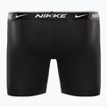 Pánské bavlněné boxerky Nike Everyday Stretch Boxer Brief 3Pk MP1 white/grey heather / black 3