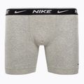 Pánské bavlněné boxerky Nike Everyday Stretch Boxer Brief 3Pk MP1 white/grey heather / black 5