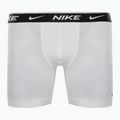 Pánské bavlněné boxerky Nike Everyday Stretch Boxer Brief 3Pk MP1 white/grey heather / black 8