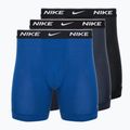 Pánské boxerky  Nike Everyday Cotton Stretch 3 páry obsidian/game royal/black