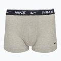 Pánské boxerky  Nike Everyday Cotton Stretch Trunk 3 páry white/grey heather/black 3