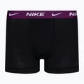 Pánské boxerky Nike Everyday Cotton Stretch Trunk 3 páry černá/fialová/oranžová 3