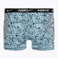 Pánské boxerky Nike Everyday Cotton Stretch Trunk 3 páry aquarius blue lg print/grey/uni red 3